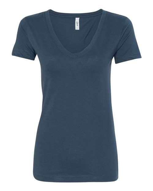 Women's Ideal V-Neck T-Shirt - Indigo Front