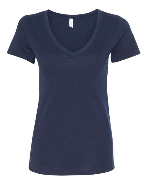 Women's Ideal V-Neck T-Shirt - Midnight Navy Front