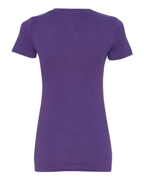 Women's Ideal V-Neck T-Shirt - Purple Rush Back