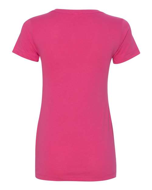 Women's Ideal V-Neck T-Shirt - Raspberry Back
