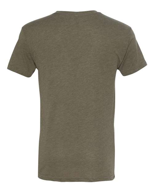 Unisex Triblend T-Shirt - Military Green Back