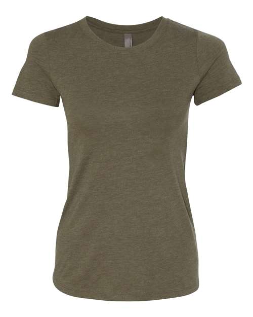 Women’s Triblend T-Shirt - Military Green Front