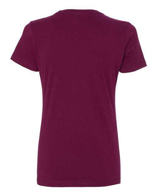 Women’s Cotton T-Shirt - Maroon Back