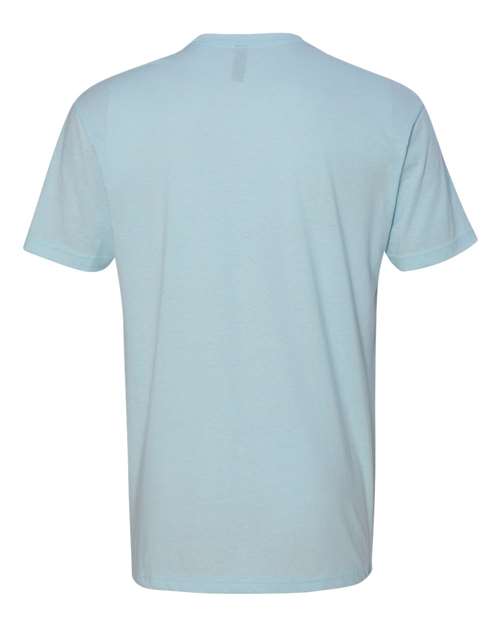 Unisex CVC T-Shirt - Ice Blue Back
