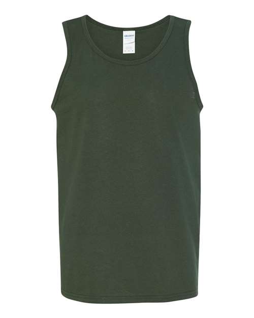 Unisex Heavy Cotton™ Tank Top - Forest Green Front