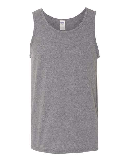 Gildan Unisex Heavy Cotton™ Tank Top - Graphite Heather Front