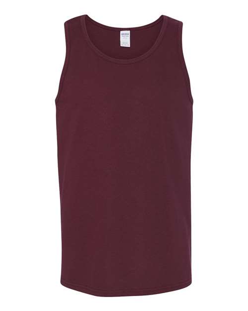 Gildan Unisex Heavy Cotton™ Tank Top - Maroon Front