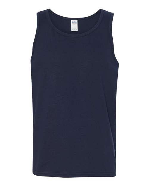 Gildan Unisex Heavy Cotton™ Tank Top - Navy Front