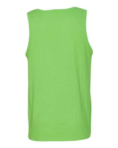Unisex Heavy Cotton™ Tank Top - Neon Green Back