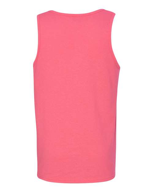 Unisex Heavy Cotton™ Tank Top - Safety Pink Back