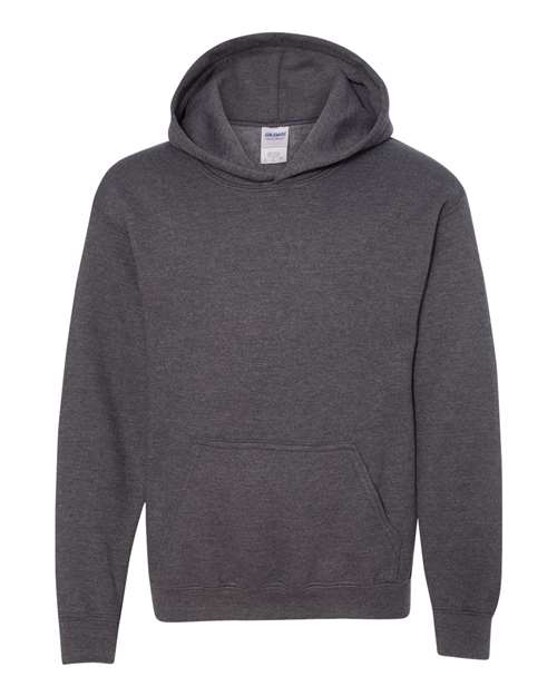 Gildan Youth Heavy Blend™ Hooded Sweatshirt - Dark Heather Front