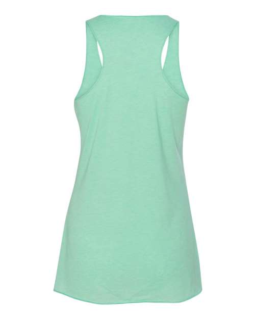 Women's Triblend Racerback Tank - Mint Triblend Back