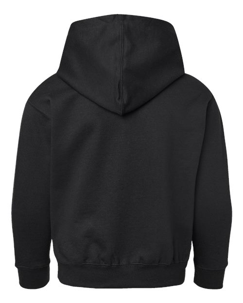 Youth Fleece Hoodie Sweatshirt - Black Back