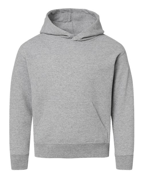Youth Fleece Hoodie Sweatshirt - Heather Front