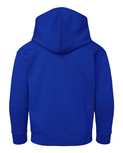Youth Fleece Hoodie Sweatshirt - Royal Back