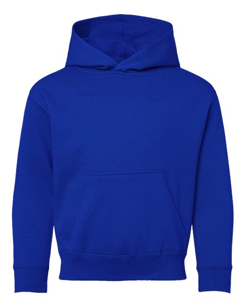 Youth Fleece Hoodie Sweatshirt - Royal Front