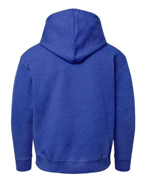 Youth Fleece Hoodie Sweatshirt - Vintage Royal Back