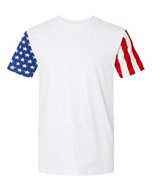Stars & Stripes T-Shirt - White Front