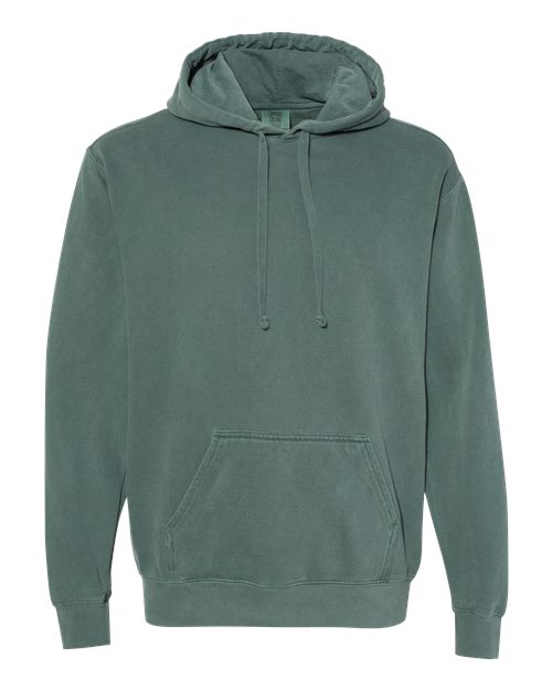 Comfort Colors Unisex Garment-Dyed Hooded Sweatshirt - Blue Spruce Front