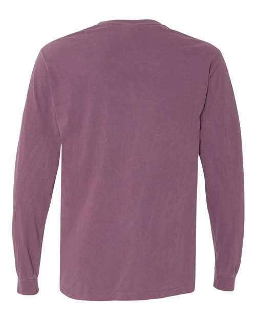 Comfort Colors Unisex Garment-Dyed Heavyweight Long Sleeve T-Shirt - Back