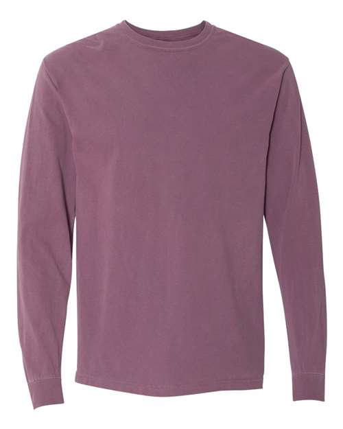 Comfort Colors Unisex Garment-Dyed Heavyweight Long Sleeve T-Shirt - Berry Front