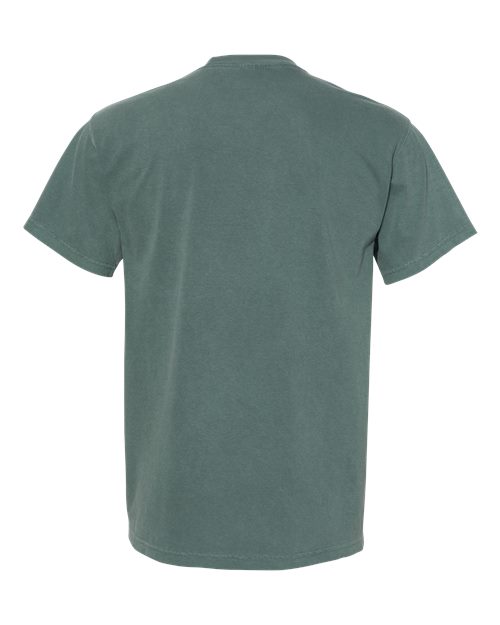 Unisex Garment-Dyed Heavyweight Pocket T-Shirt - Blue Spruce Back