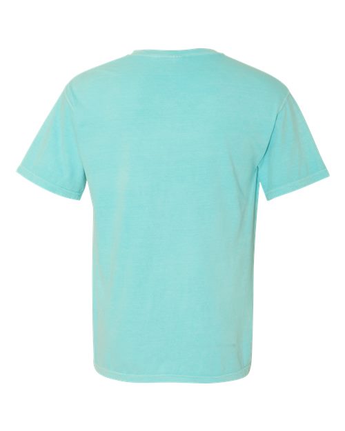 Unisex Garment-Dyed Heavyweight Pocket T-Shirt - Chalky Mint Back