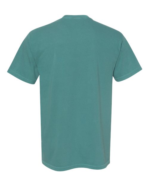 Unisex Garment-Dyed Heavyweight Pocket T-Shirt - Emerald Back