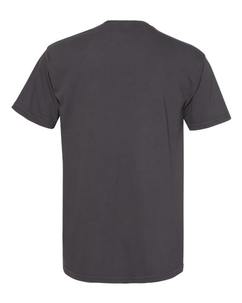 Unisex Garment-Dyed Heavyweight Pocket T-Shirt - Graphite Back