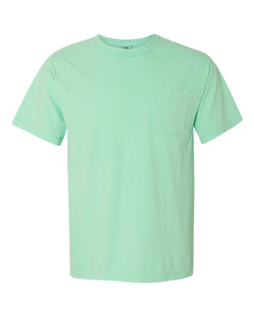 Unisex Garment-Dyed Heavyweight Pocket T-Shirt - Island Reef Front