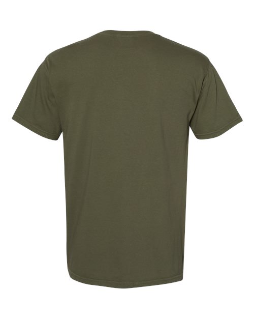 Unisex Garment-Dyed Heavyweight Pocket T-Shirt - Sage Back