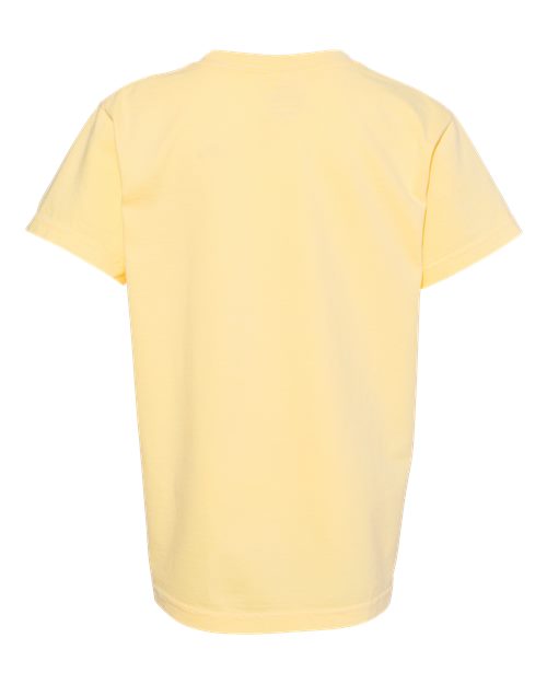 Youth Garment-Dyed Heavyweight T-Shirt - Butter Back