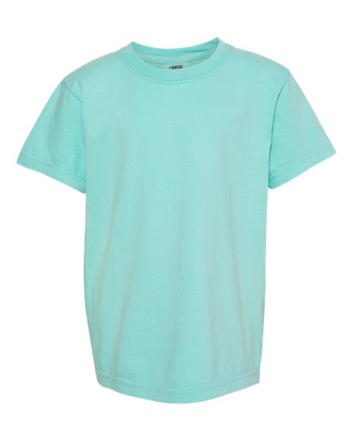 Youth Garment-Dyed Heavyweight T-Shirt - Chalky Mint Front