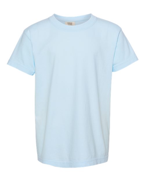 Youth Garment-Dyed Heavyweight T-Shirt - Chambray Front