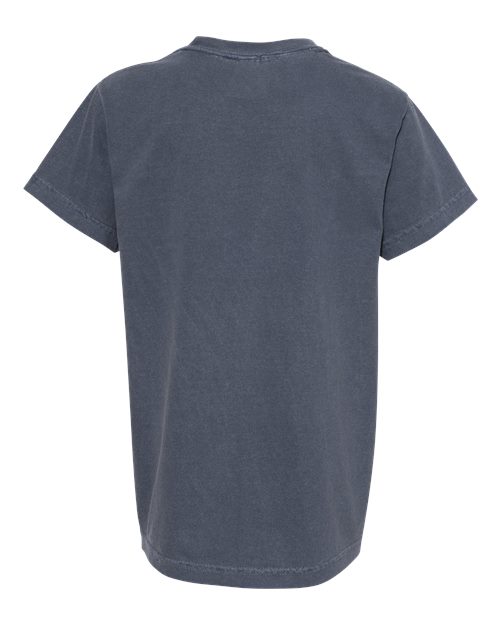 Youth Garment-Dyed Heavyweight T-Shirt - Denim Back