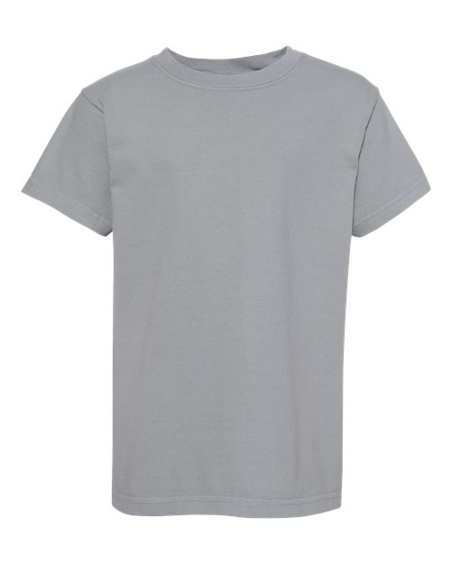 Youth Garment-Dyed Heavyweight T-Shirt - Granite Front