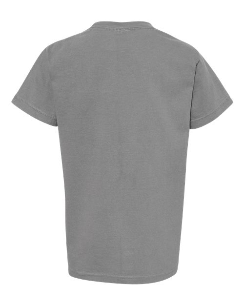 Youth Garment-Dyed Heavyweight T-Shirt - Grey Back
