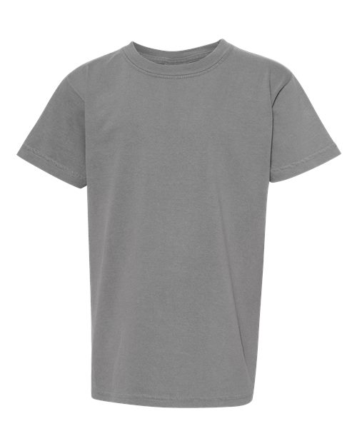 Youth Garment-Dyed Heavyweight T-Shirt - Grey Front