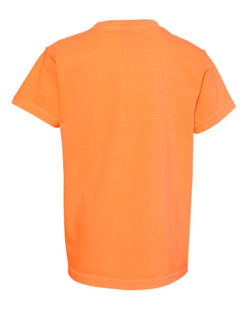 Youth Garment-Dyed Heavyweight T-Shirt - Melon Back