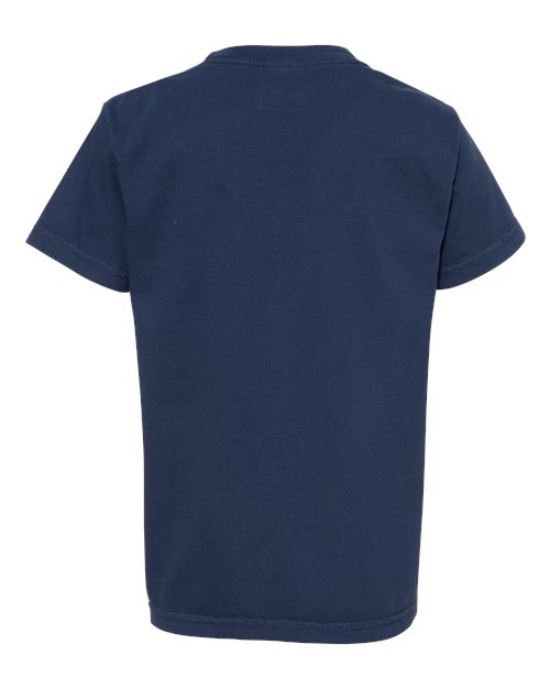 Youth Garment-Dyed Heavyweight T-Shirt - True Navy Back