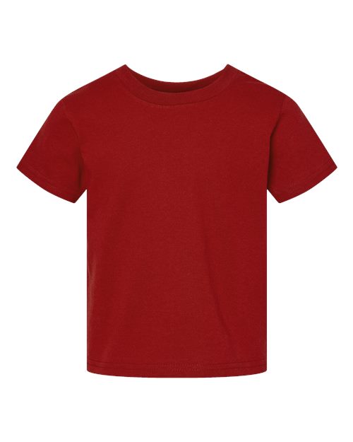 Toddler Cotton Jersey Tee - Garnet Front