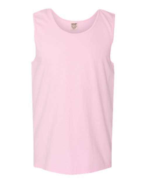 Unisex Garment-Dyed Heavyweight Tank Top - Blossom Front