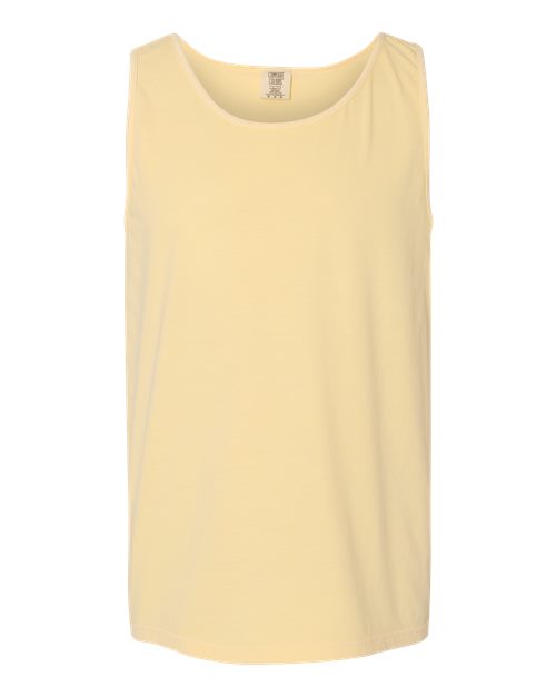 Unisex Garment-Dyed Heavyweight Tank Top - Butter Front