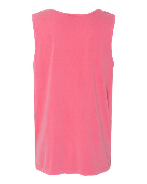 Unisex Garment-Dyed Heavyweight Tank Top - Crunchberry Back