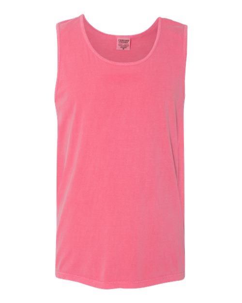 Unisex Garment-Dyed Heavyweight Tank Top - Crunchberry Front