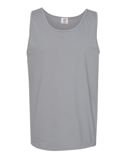 Unisex Garment-Dyed Heavyweight Tank Top - Granite Front
