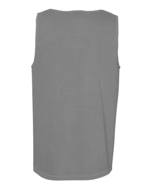 Unisex Garment-Dyed Heavyweight Tank Top - Grey Back
