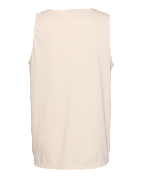 Unisex Garment-Dyed Heavyweight Tank Top - Ivory Back