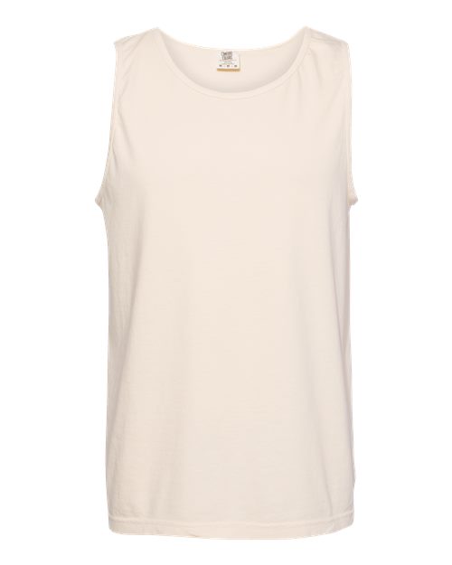 Unisex Garment-Dyed Heavyweight Tank Top - Ivory Front