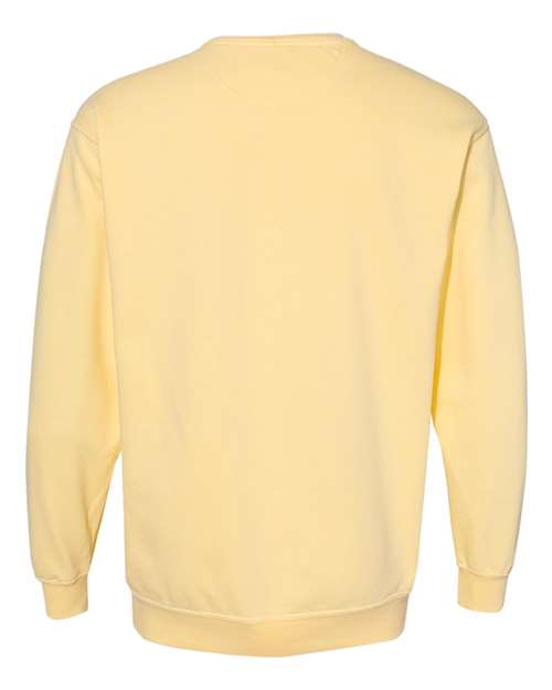 Unisex Garment-Dyed Crewneck Sweatshirt - Butter Back